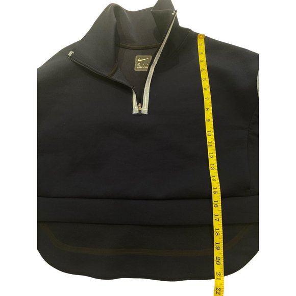 Nike Womens Tech Pack 1/4-zip Fleece Training Pullover Blackened Blue M - Picture 13 of 16